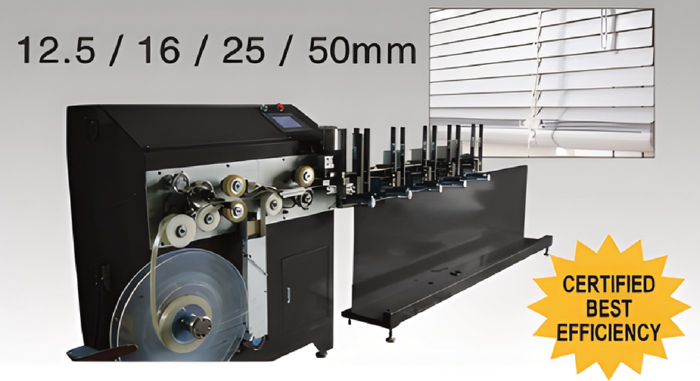 Máquina automática para veneciana de aluminio