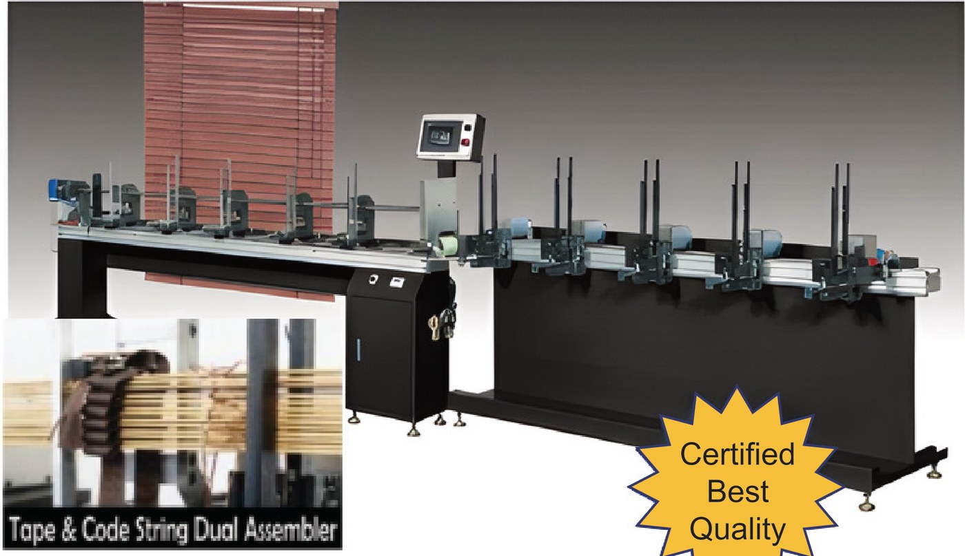 Fully automatic wood venetian blind machine